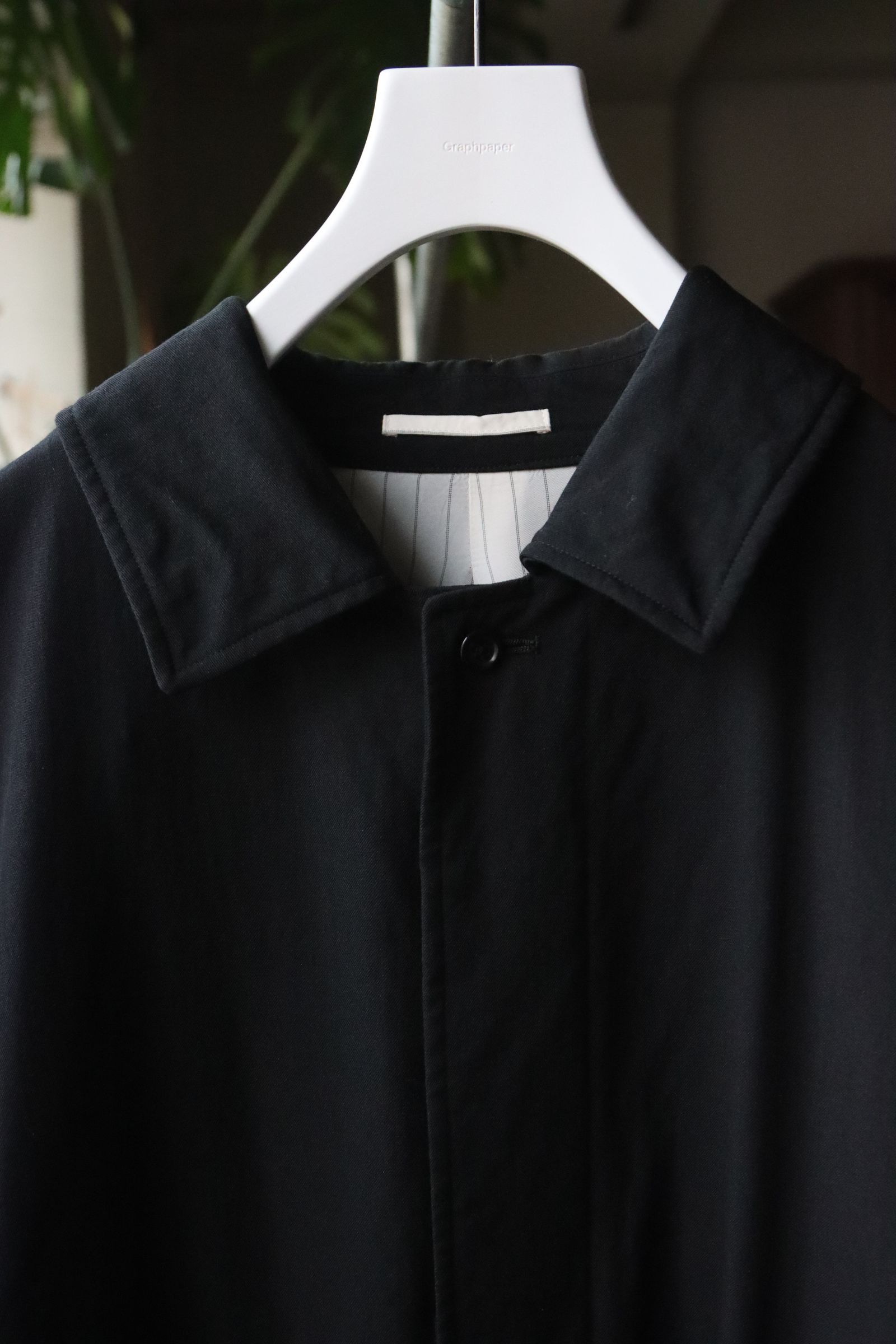 Graphpaper - グラフペーパー24SS Wool Twill Washer Bal Collar