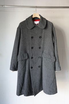 tao 26FW ウールツイル先染 製品縮絨コート(TR-C009-051-2)TOPチャコール☆10月2日(金)発売！