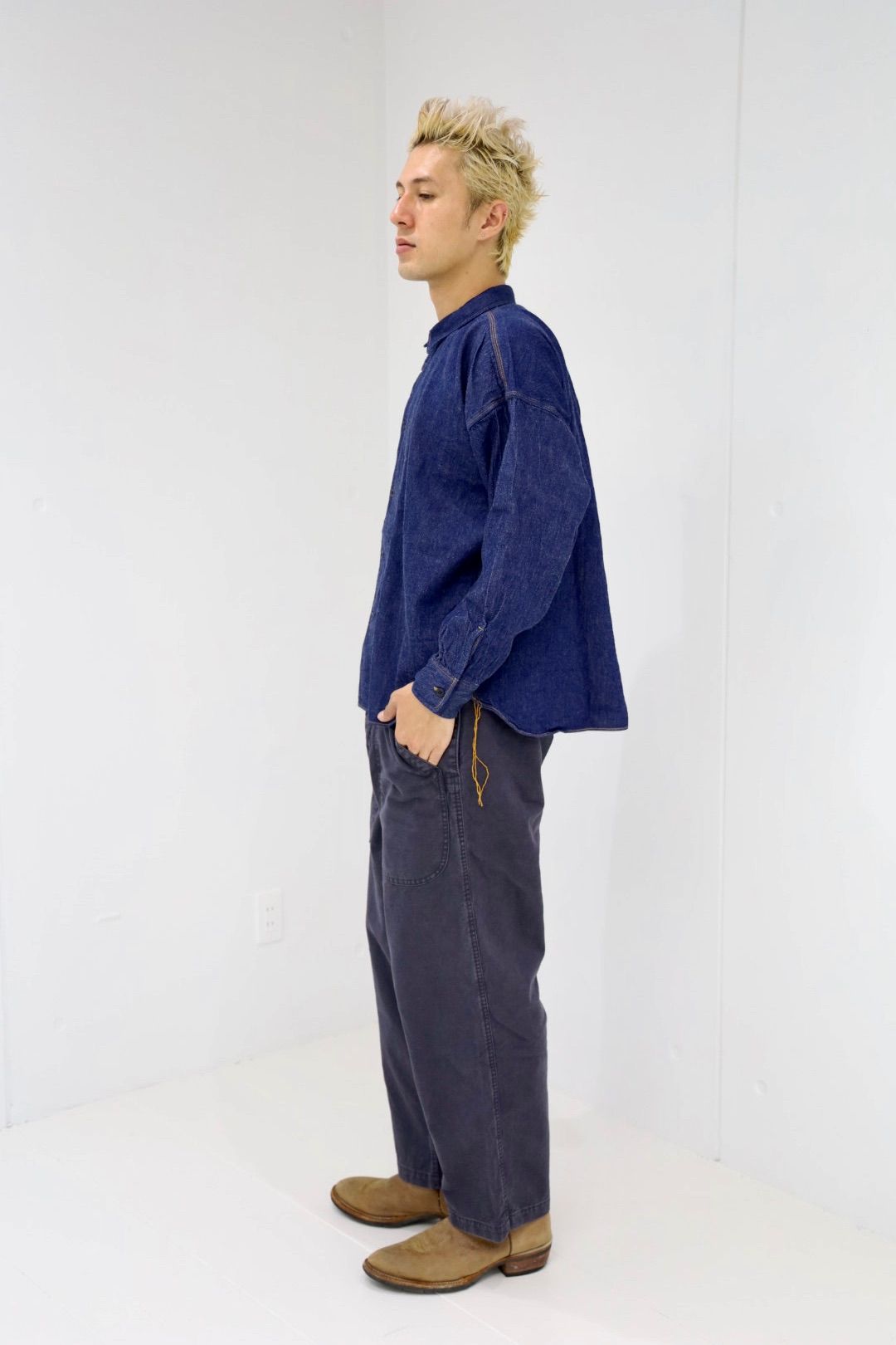 Gurank グランク Work shirts(2558)INDIGO☆新作発売！