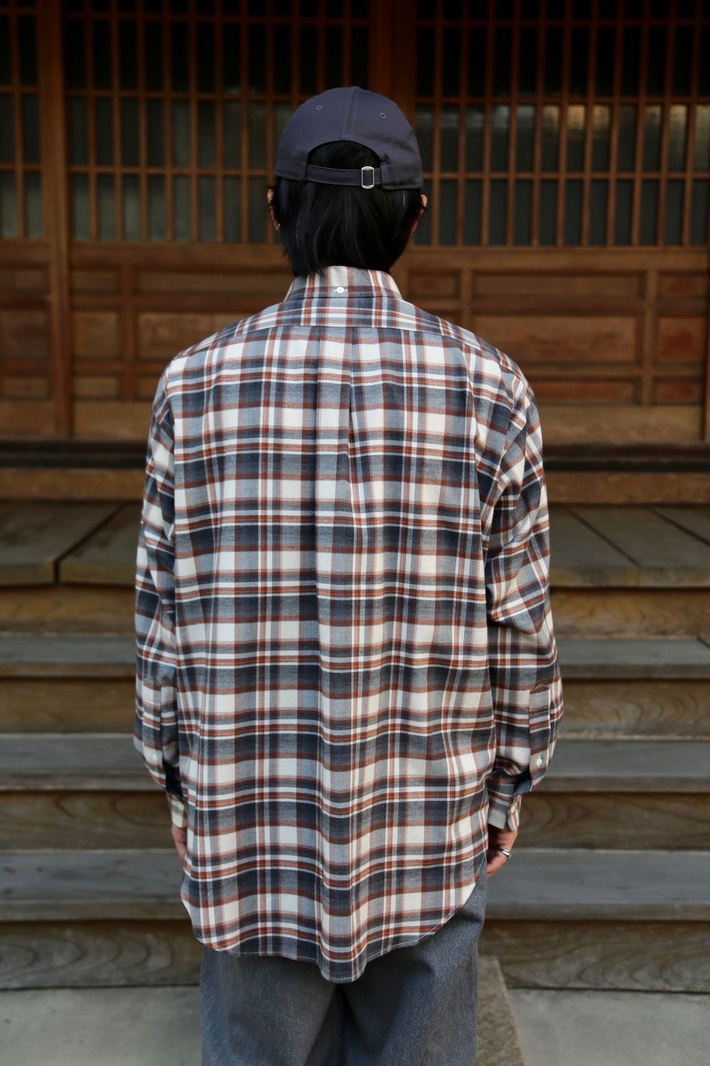 Graphpaper THOMAS MASON for GP Check B.D Box Shirt style.2020.10.4.