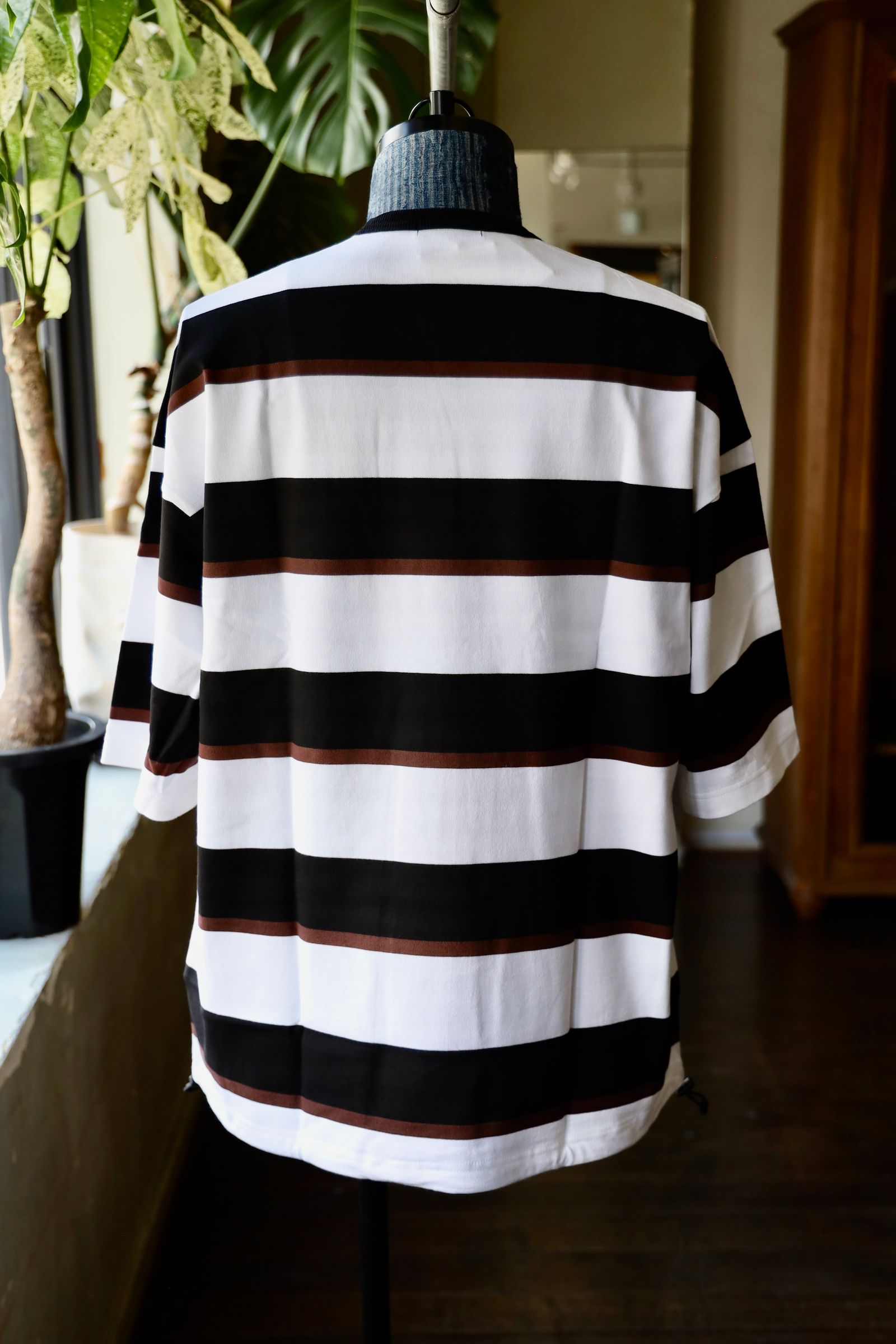 tricot COMME des GARCONS 切替ボーダーTシャツ トップス