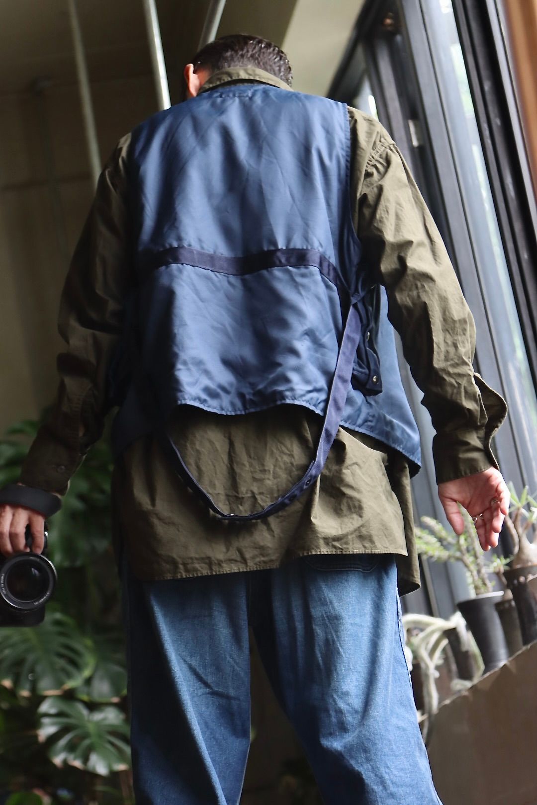 アプレッセ22AW Over Dyeing Military Shirt"OLIVE"スタイル2022.6.17.