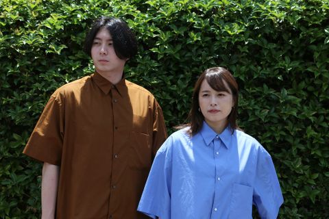 Graphpaper Broad Oversized S/S Regular Collar Shirt(GM212-50625B) style. 2021.05.30.
