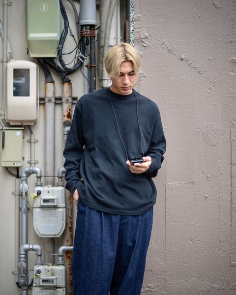 A.PRESSE STYLE2 1st delivery Vintage L/S T-shirt(BLACK)style 2024.6.21