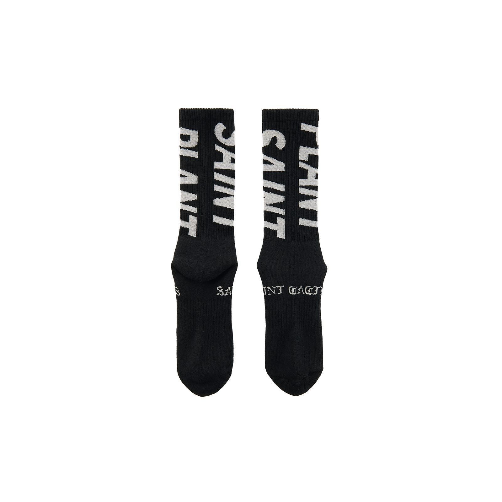 セントマイケル24AW SNT PLANT CP_SOCKS(SM-YS1-0000-C14)BLACK