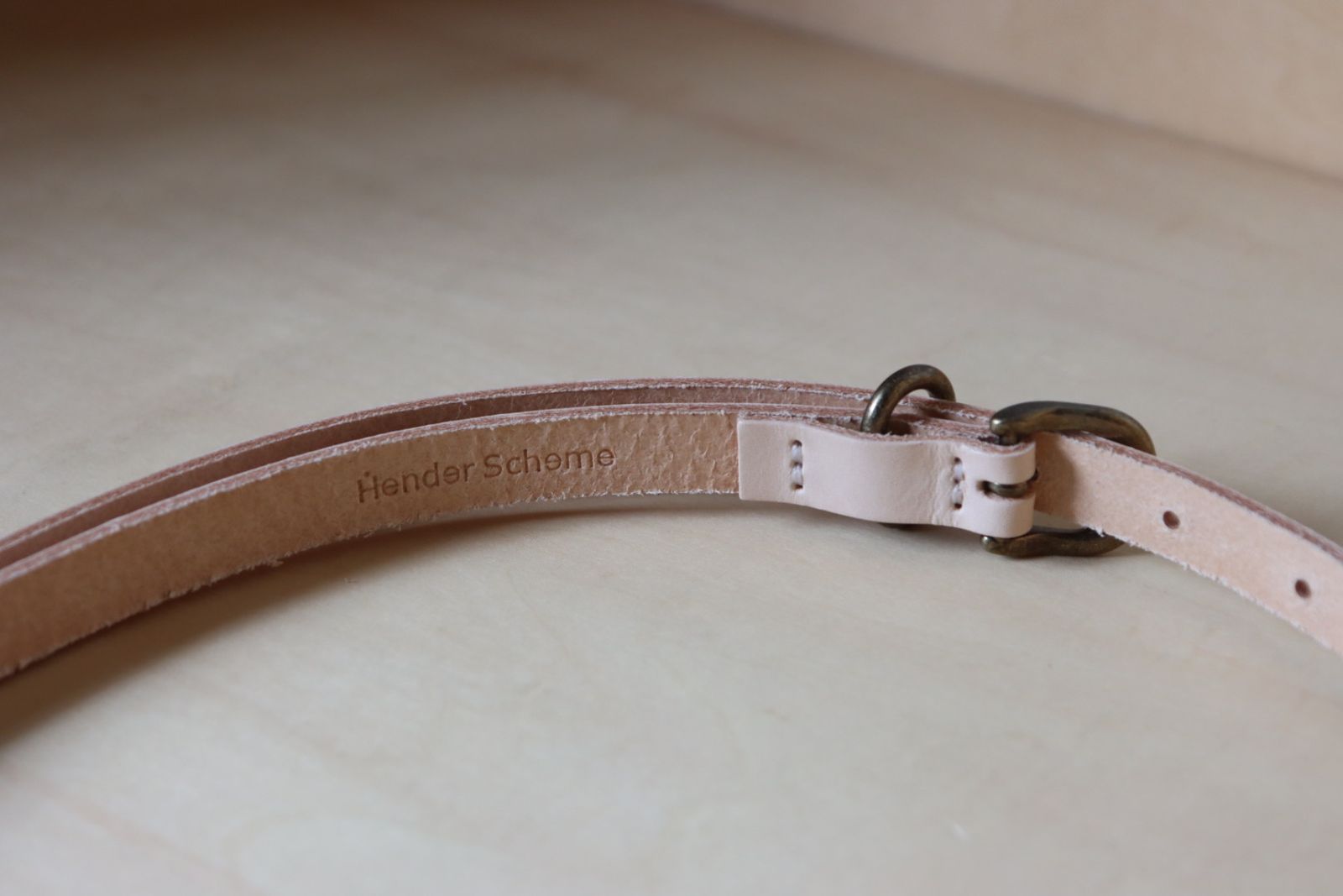 エンダースキーマ テイルベルト tail belt(qn-rc-tlb)natural☆6月14日(土)発売！