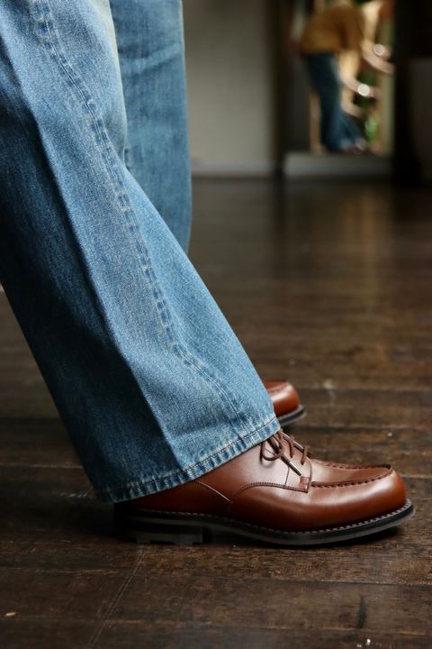 A.PRESSE No.2 Washed Denim Pantsスタイル34