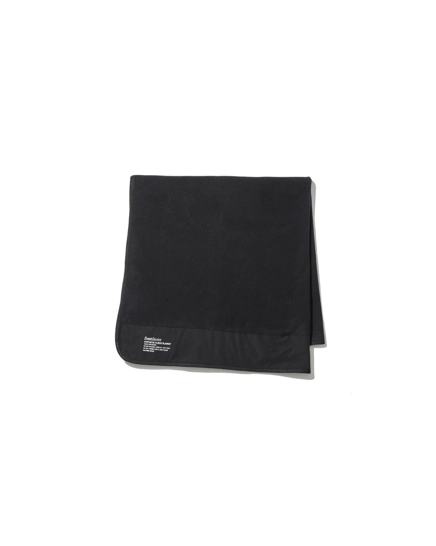 フレッシュサービス SYNTHETIC FLEECE BLANKET(FSP243-90203)BLACK