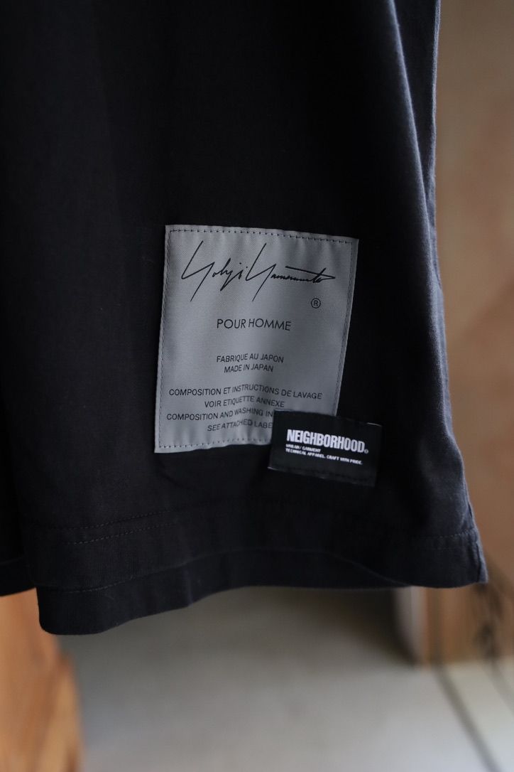 Yohji Yamamoto x NEIGHBORHOOD TEE SS-1(HP-T89-996)BLACK
