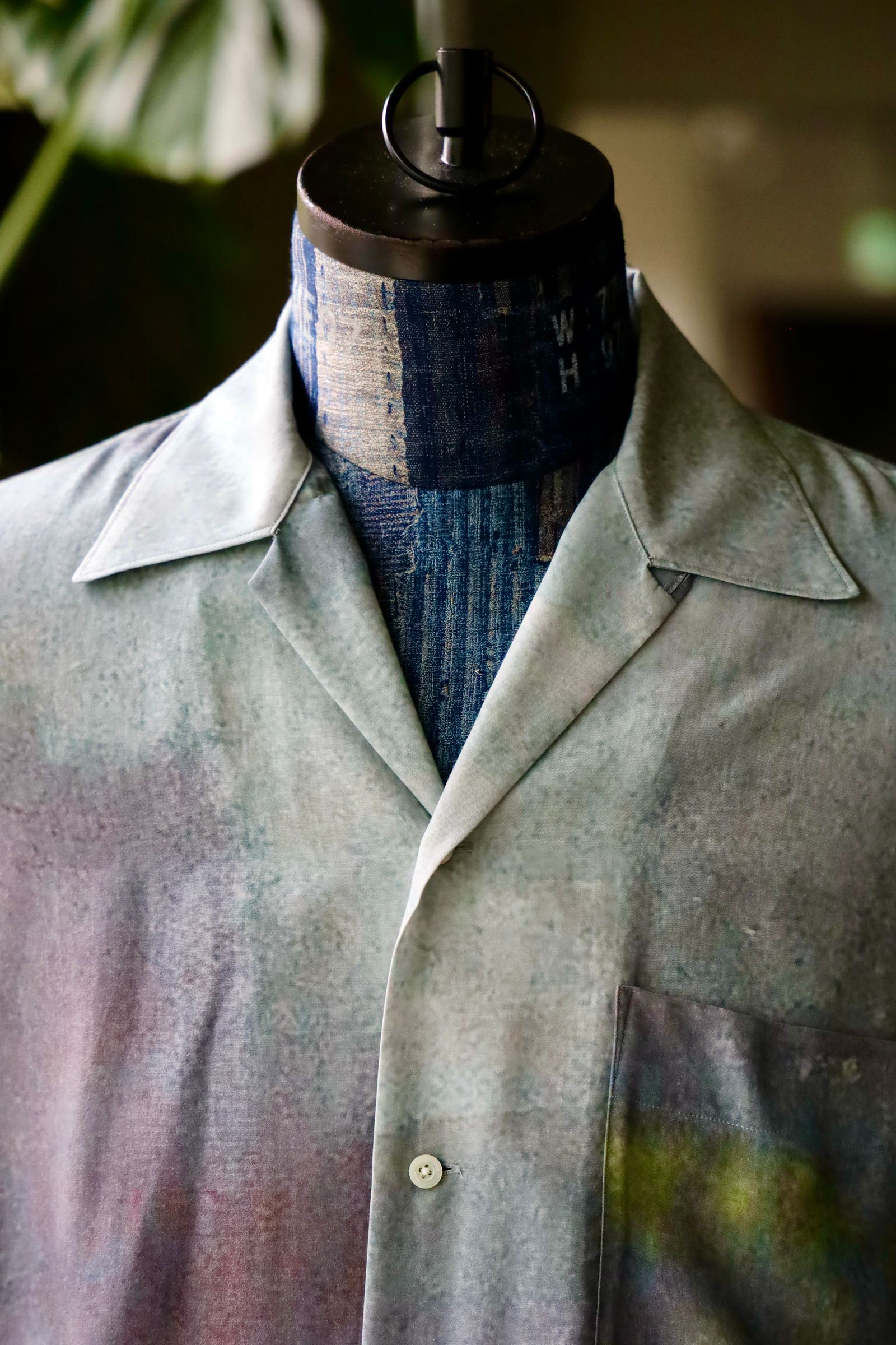 YOKE - ヨーク25SUMMER シャツLANDSCAPE PRINTED OPEN COLLAR