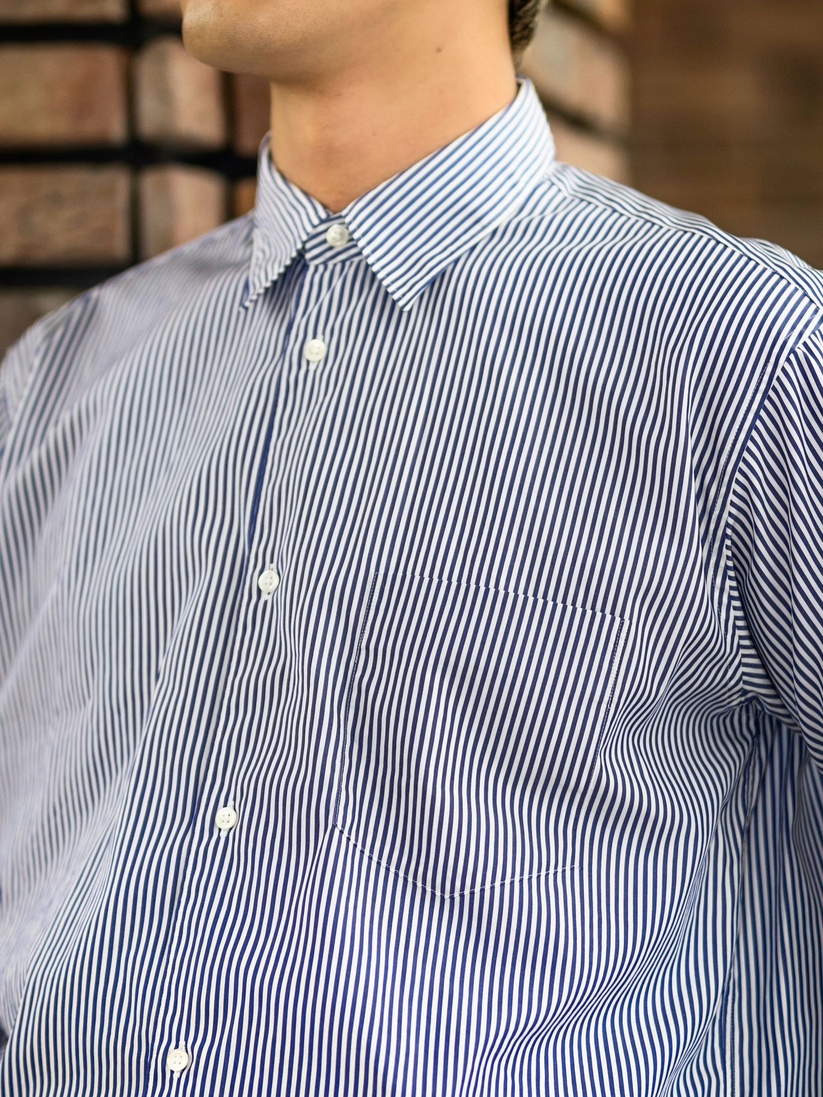 Graphpaper Broad Stripe Regular Collar Shirt 新作発売！