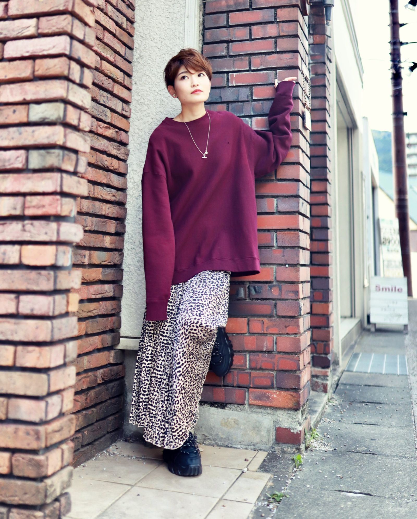 ATON 23SW NATURAL DYED URAKE OVERSIZED PULLOVER style.2023.8.1