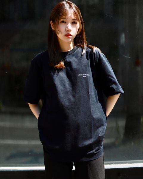 COMME des GARSONS HOMME ロゴTシャツstyle.2023.4.12