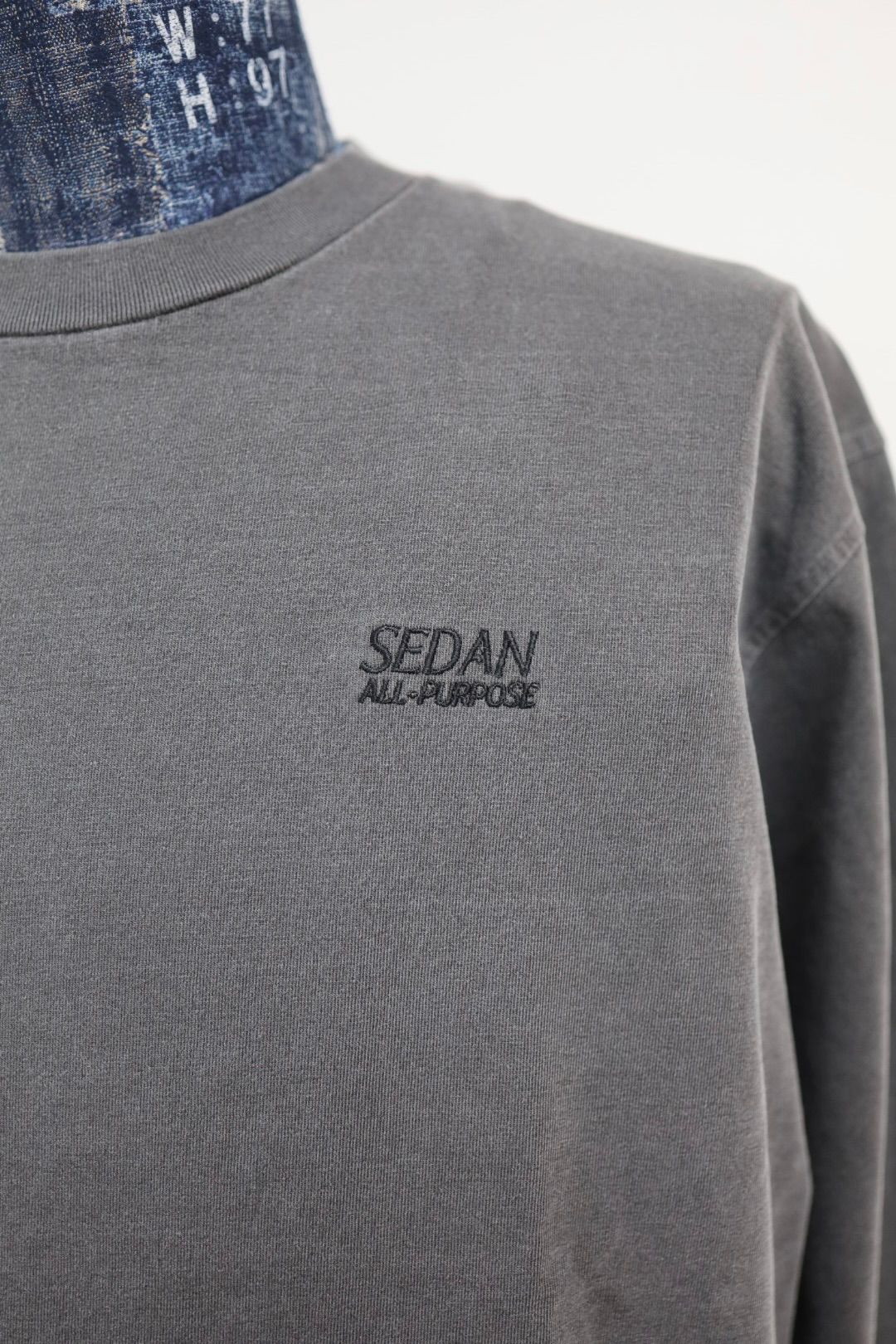 セダンオールパーパス 26SS Pigment Dyed L/S Tee(SD26S-CT04)Coal