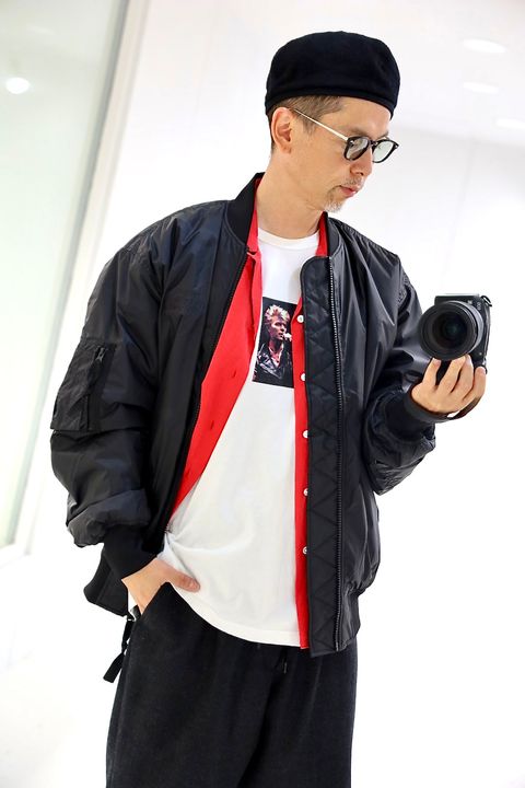 eYe JUNYA WATANABE MAN アイジュンヤワタナベマン THE NORTH FACE コラボレーションボンバージャケットスタイル
