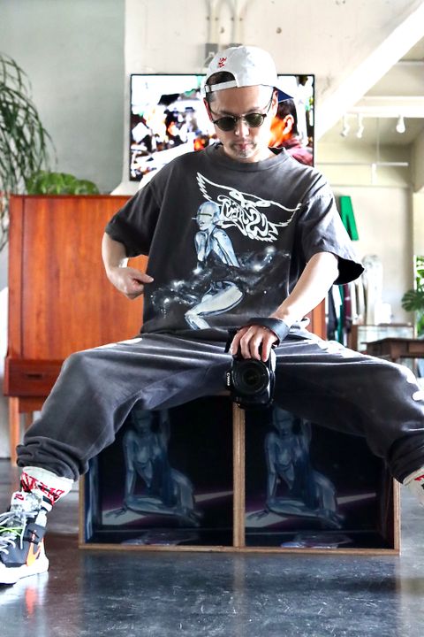 セントマイケル22SS SS TEE SORAYAMA"BLACK".style