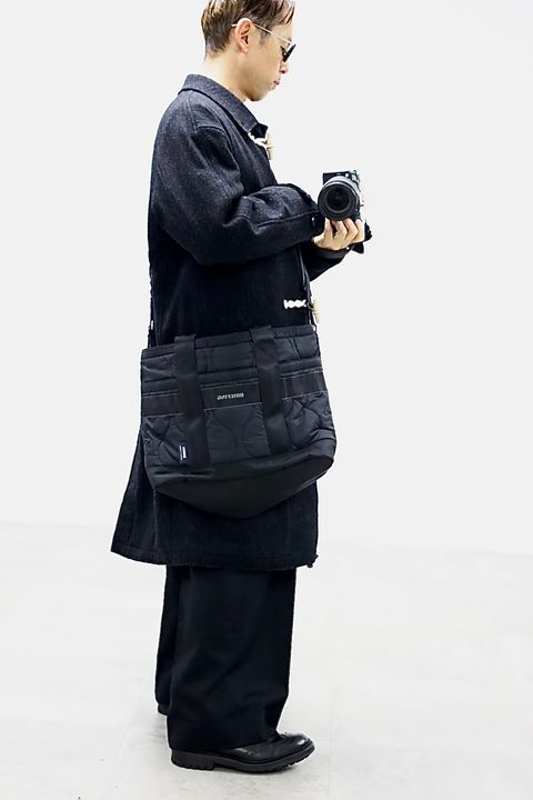 COMME des GARCONS HOMME ストライプダッフルコートスタイル2025.10.3.