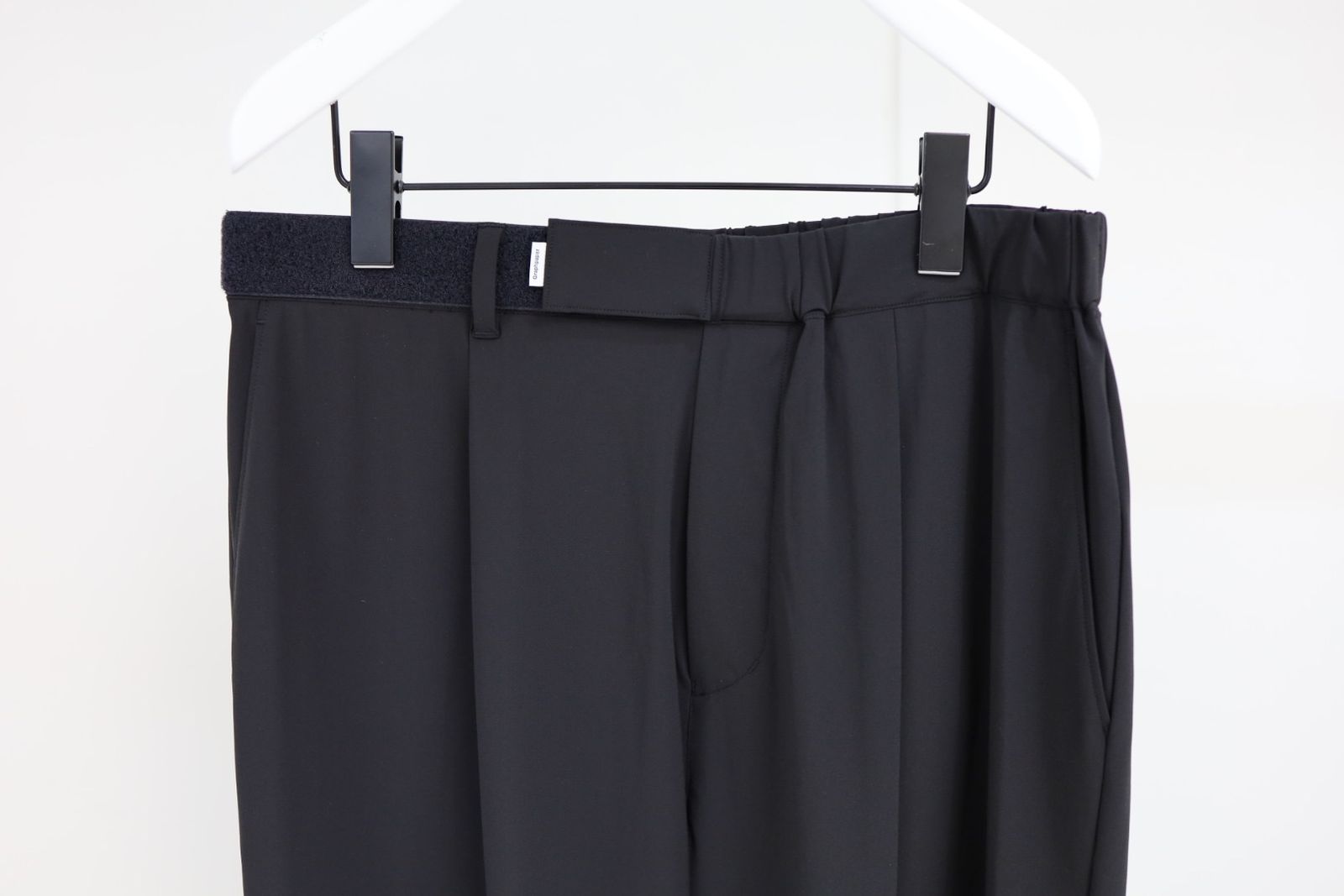 グラフペーパー 26SS Flex Tricot Wide Chef Pants(GM262-40021)BLACK☆5月2日(土)発売！