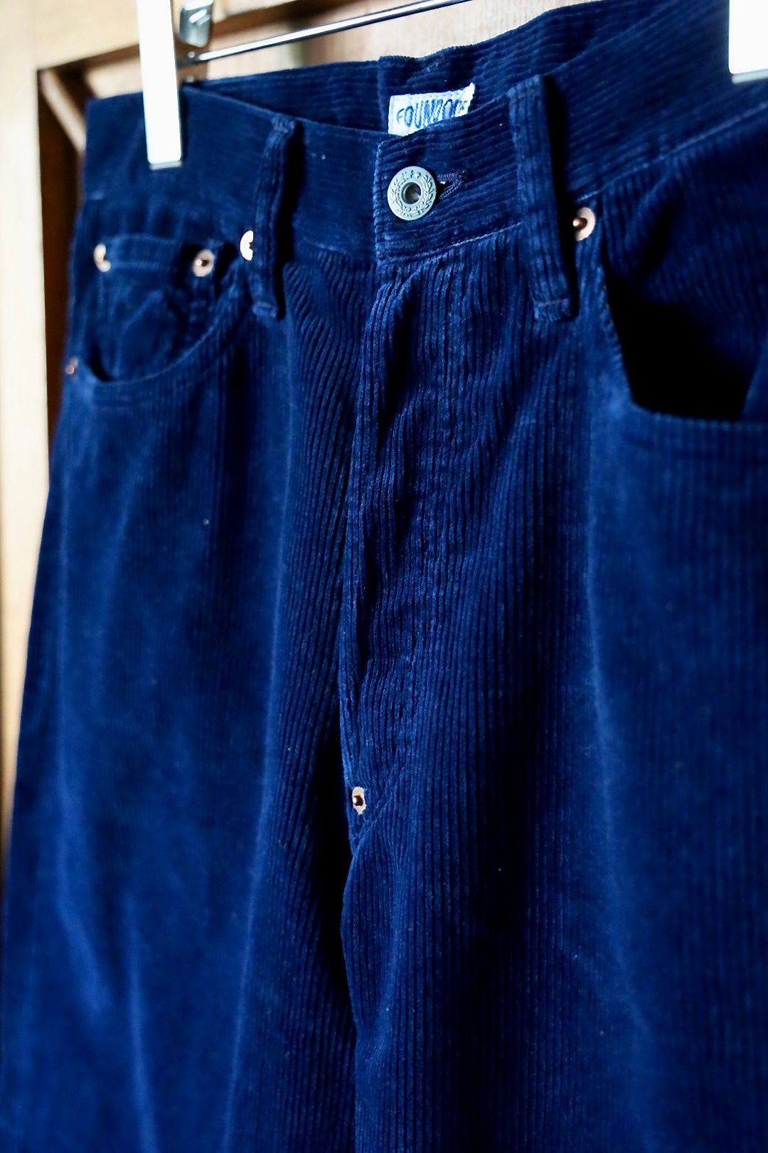 ファウンダ 25AW CORDUROY PANTS(015FD252020)INDIGO☆新作発売！