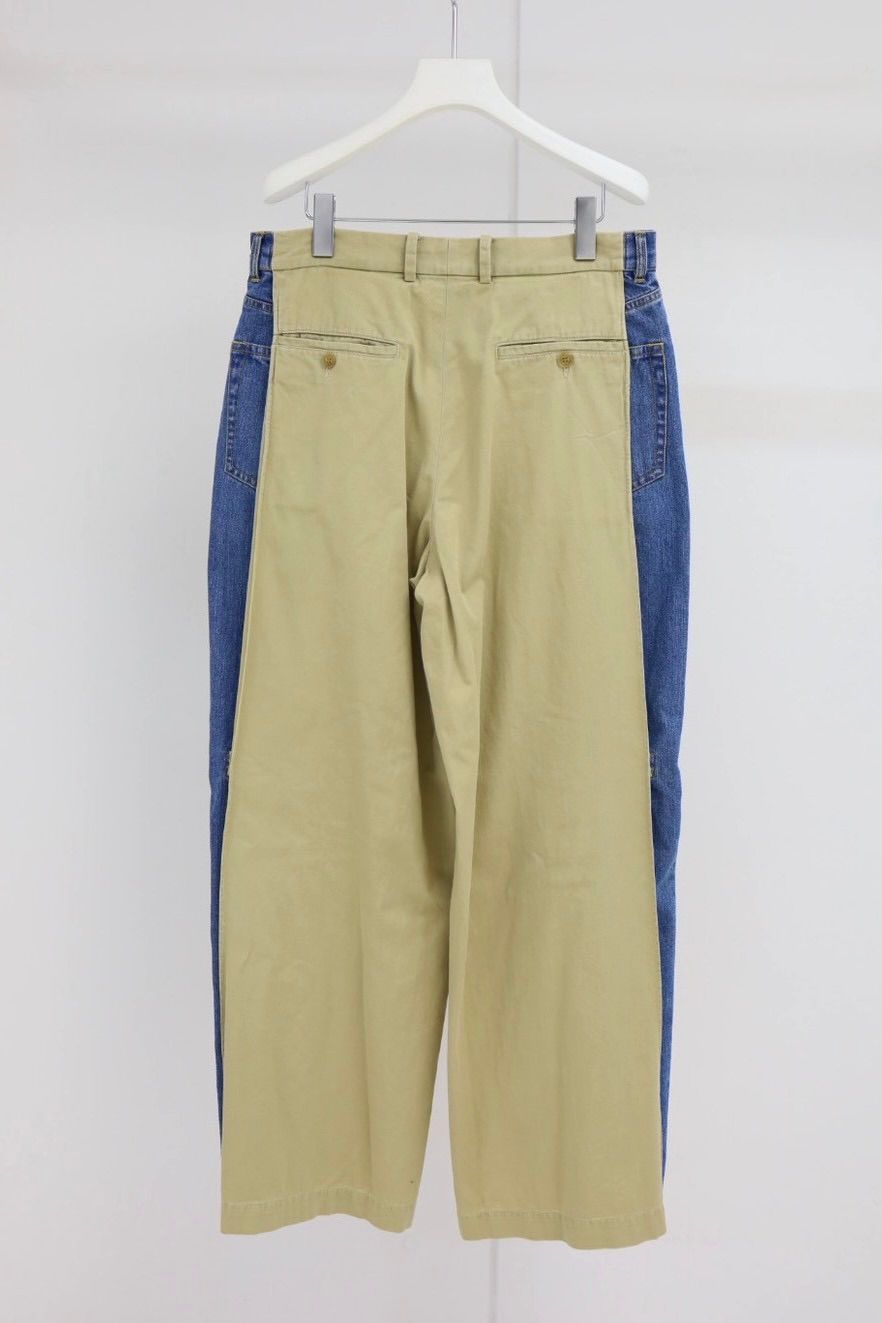 YOKE SPRING SUMMER 2026 Connected Chino&Denim Pants(YK26SS01214P)BEIGE☆12月20日(土)発売！