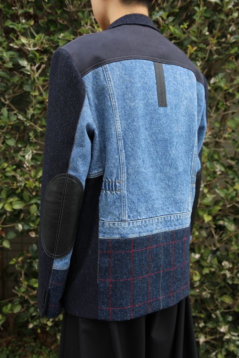 JUNYA WATANABE COMME des GARCONS MAN カシミヤツイード×綿デニム×綿ウィップコード style 2020.12.16.