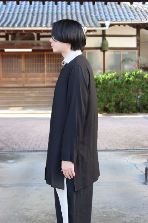 Yohji Yamamoto N-スペアカラー付きシャツ(HG-B57-216) style.2022.1.8