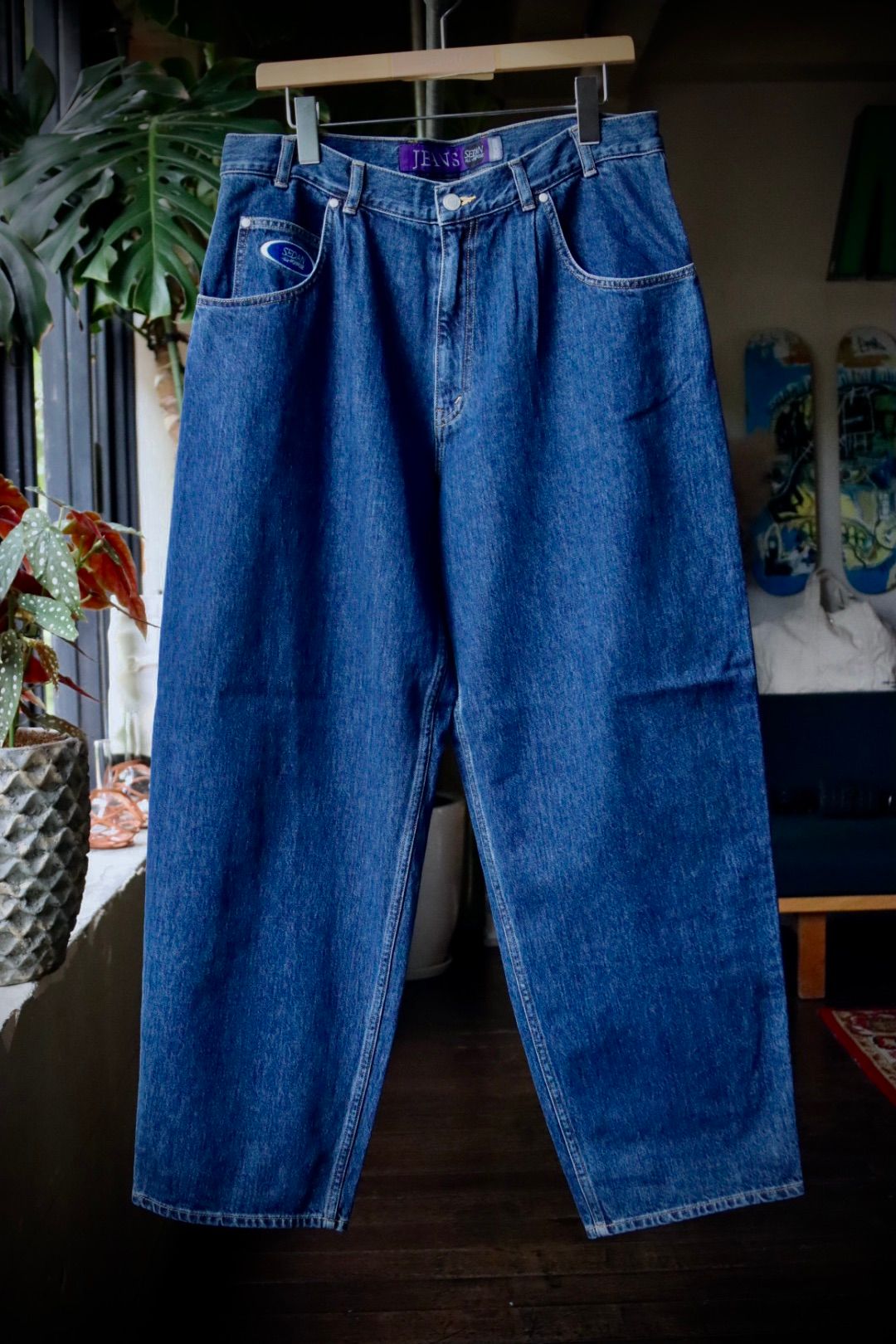 セダンオールパーパス23FW Oval Logo Denim Pant(SD23F-PT07)INDIGO