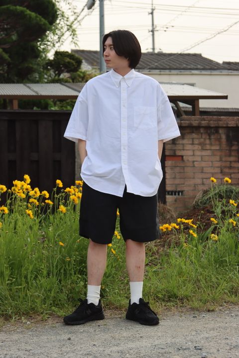 Graphpaper Oxford Oversized S/S B.D Shirt style.2022.5.15.