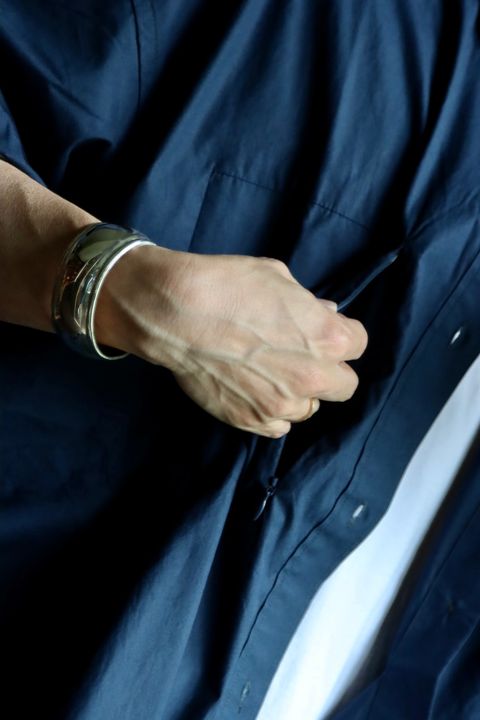 FreshService UTILITY S/S B.D SHIRT"NAVY"スタイル