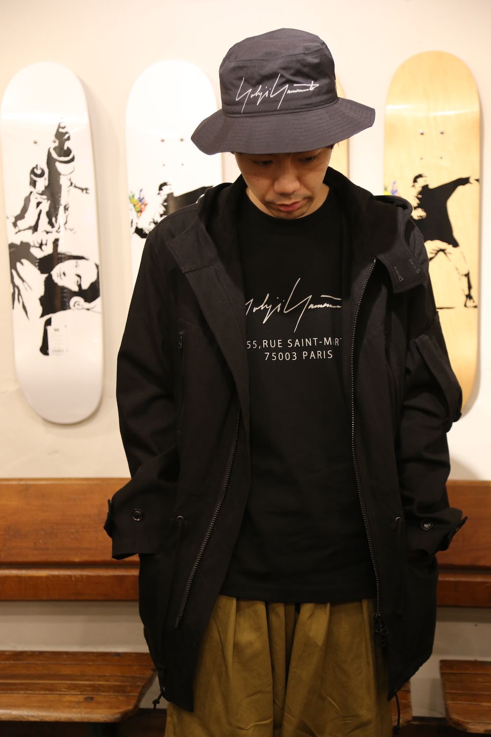 ヨウジヤマモトxニューエラ アドベンチャーハット Yohji Yamamoto