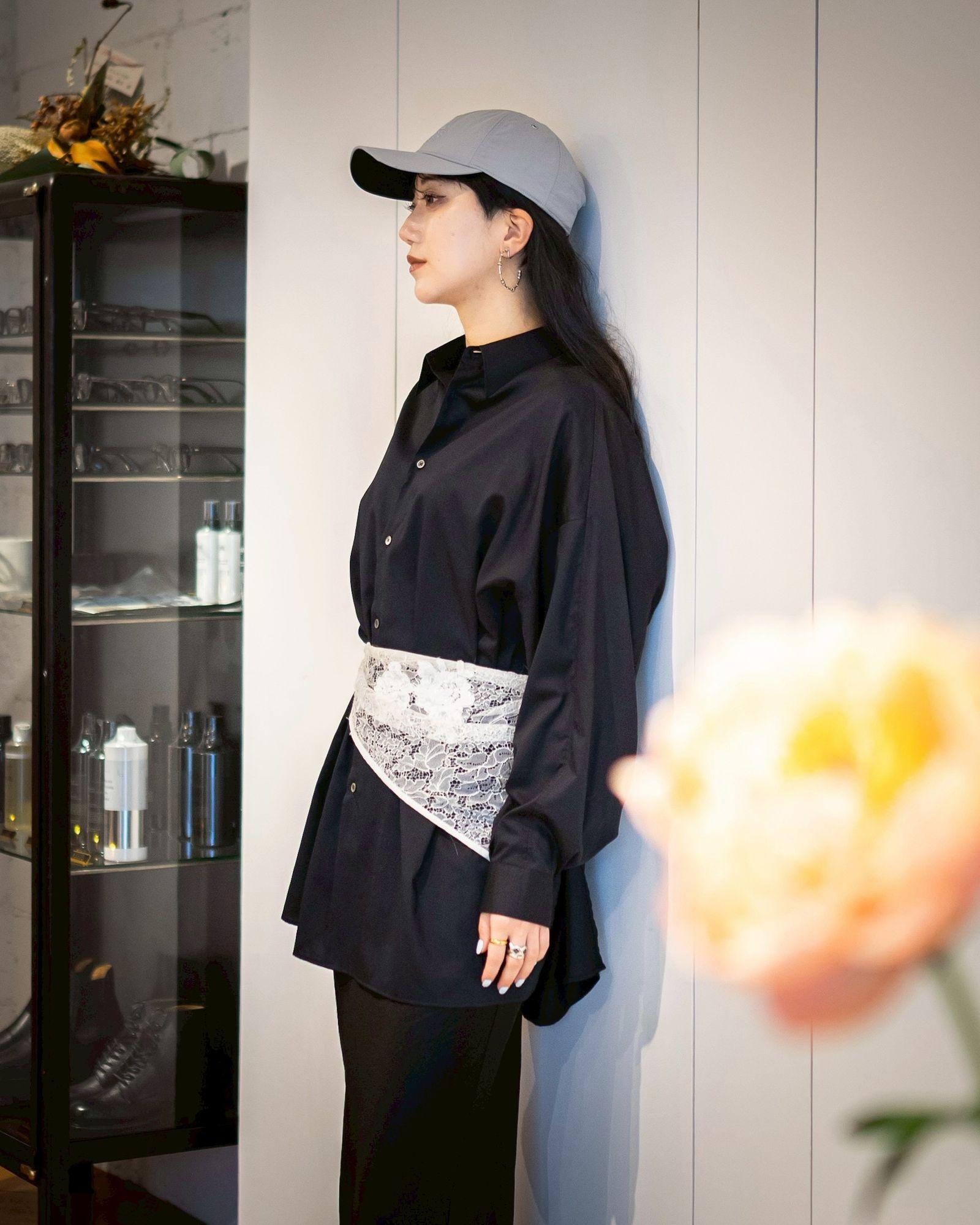Graphpaper 26SS Silicon Poplin Deep Slit Regular Collar Shirt style 2026.05.03