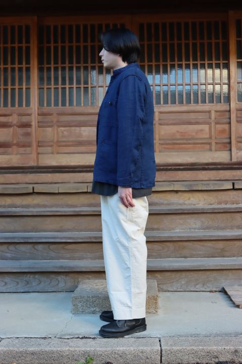 Ets.MATERIAUX 22SS French work jacket"BLUE"style