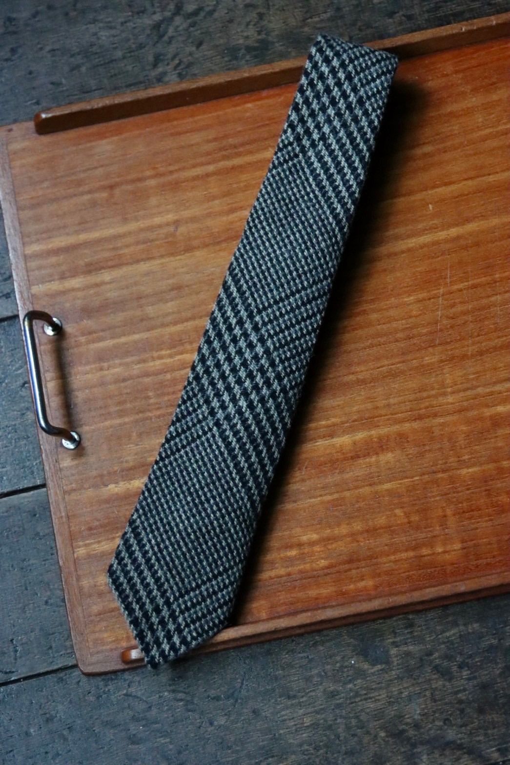エンダースキーマ 25SA  tweed necktie(xu-c-twn)black