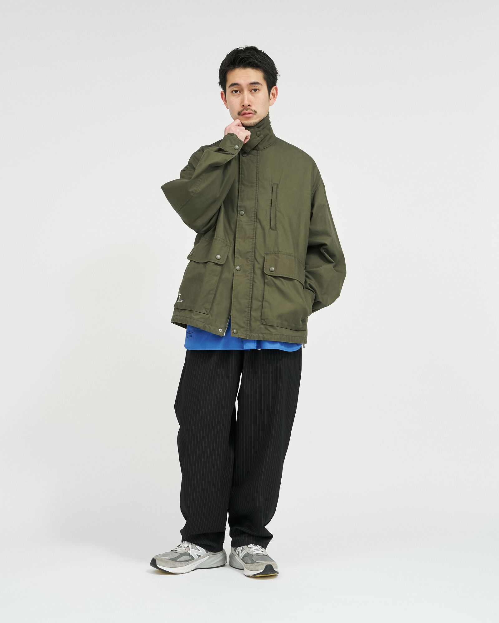 フレッシュサービス WAXED OXFORD UTILITY JACKET(FSC261-30260)KHAKI★2月14日(土)発売