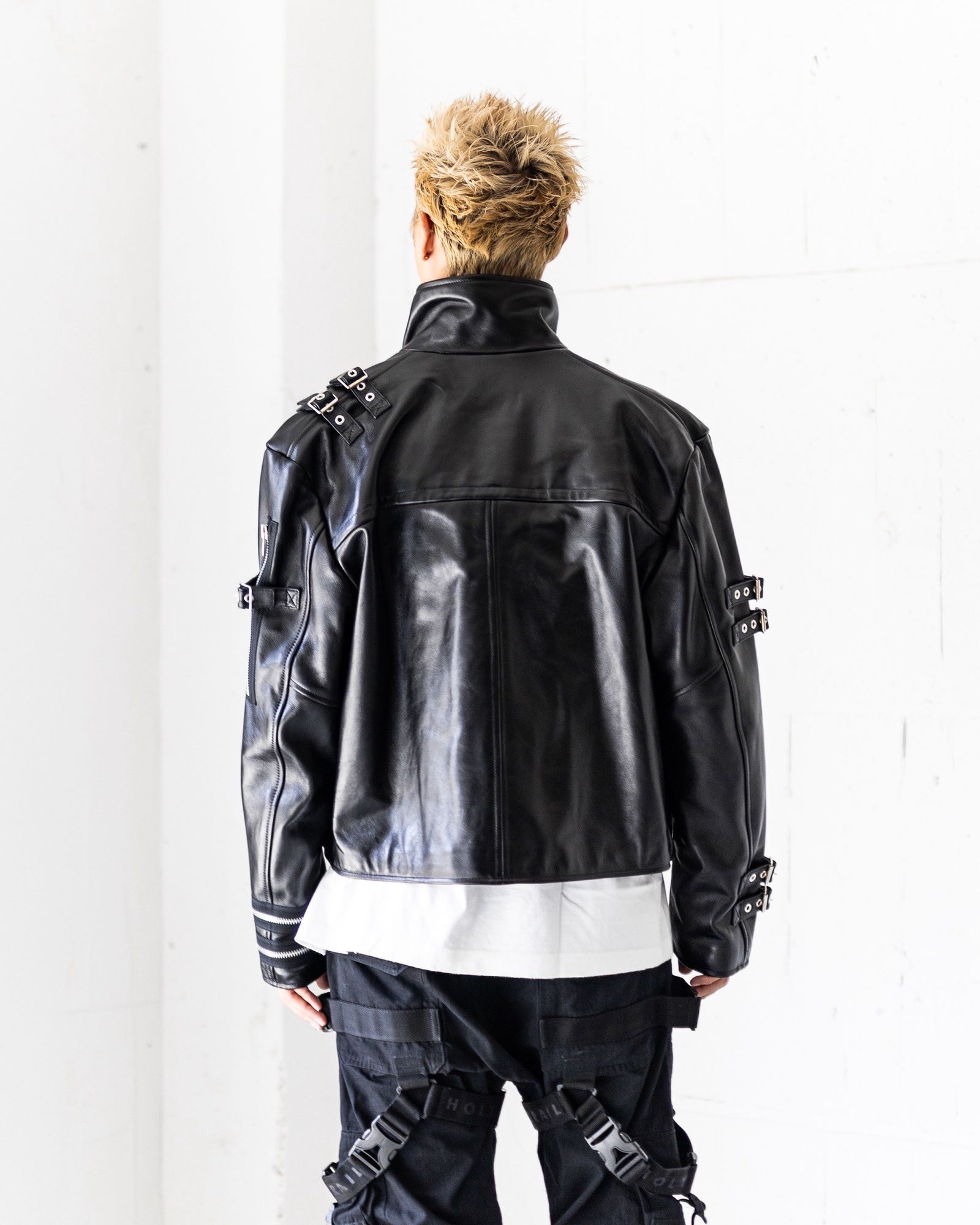 doublet - doublet 25AW BUCKLE OVERLOAD LEATHER JACKET
