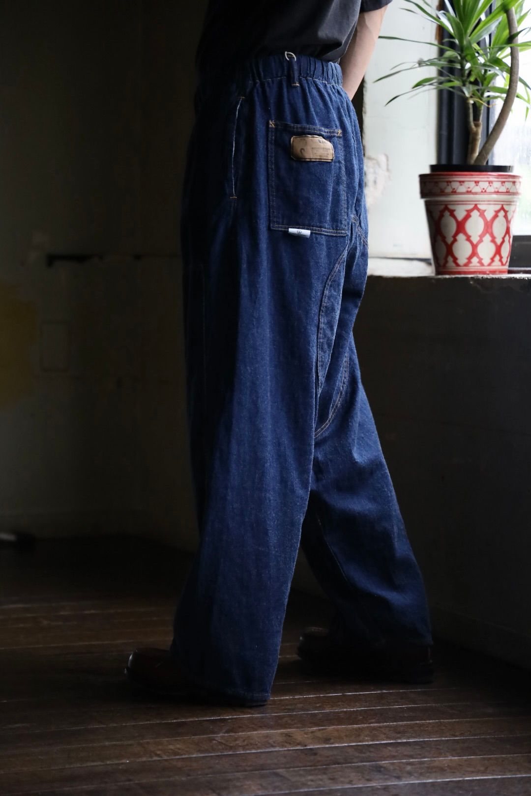 Gurank 25FW 8オンスダブルニーパンツ 8oz raw denim double knee pant (2550)INDIGO