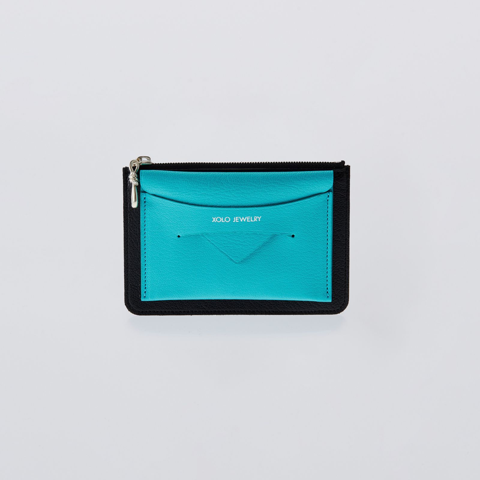 XOLO JEWELRY ショロジュエリー / Zip Card Case (XOWC001TEA) TEAL☆6月17日発売！