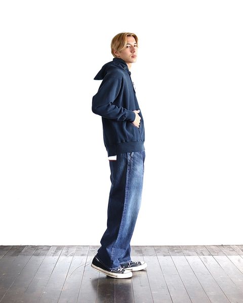 アプレッセ24SS Vintage Half Zip Sweat shirt スタイル 2024.1.20