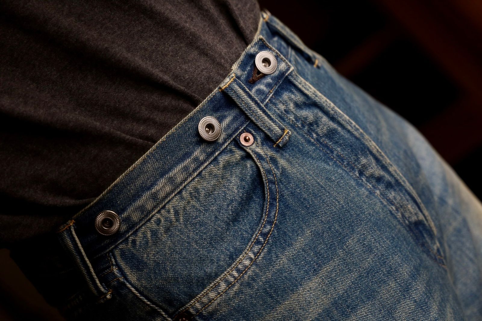 アプレッセ 2025 STYLE2 No.2 Washed Denim Pants(AP-4008)INDIGO