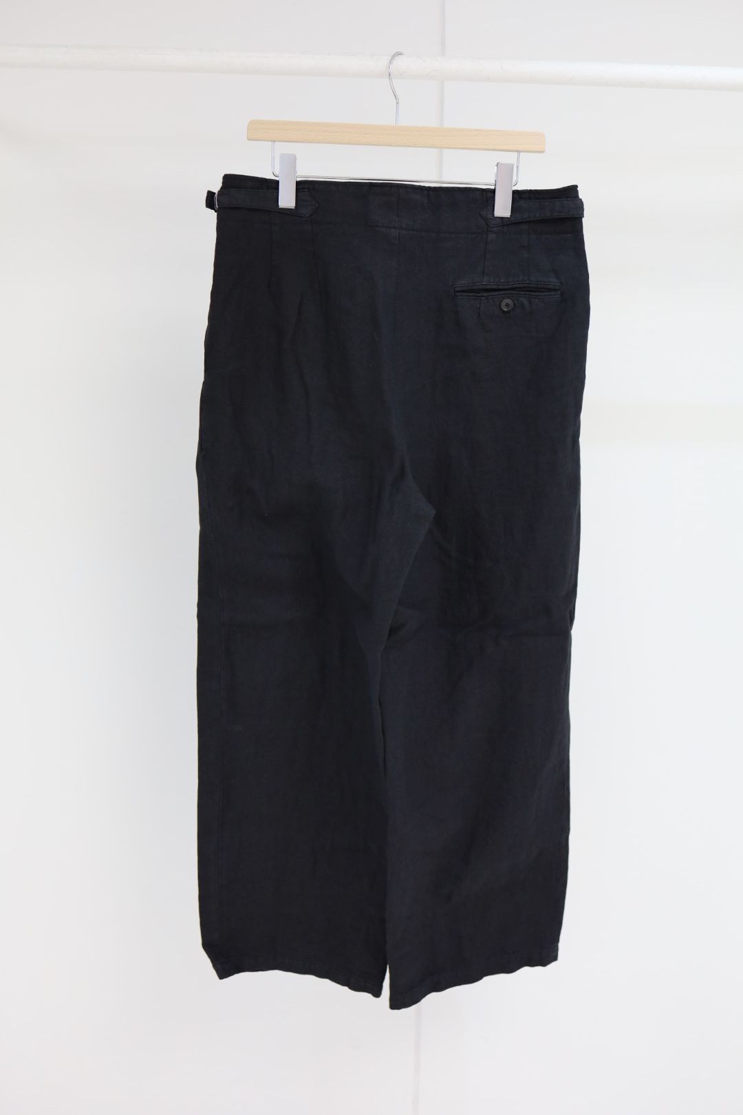 marka 26SS TWO TUCK MILITARY TROUSERS(M26A19PT02C)BLACK☆新作発売！