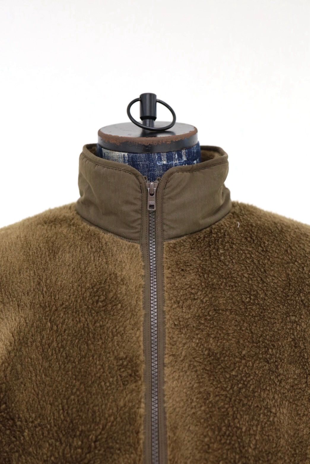 グラフペーパー Wool Boa Zip-Up Blouson(GU263-30340)BROWN☆10月17日(土)発売！
