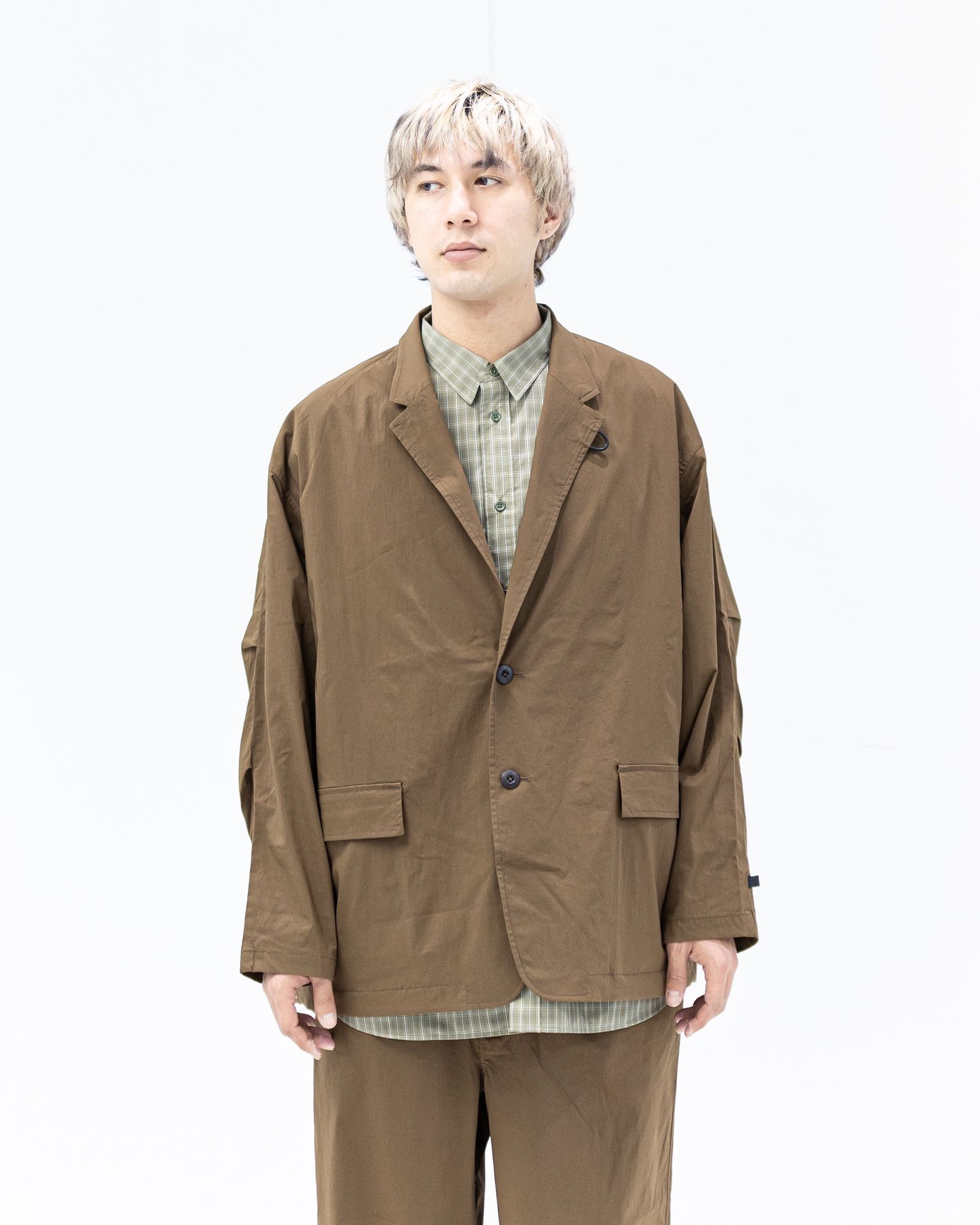 DAIWA PIER39(ダイワピア39) TECH LOOSE 2B JACKET(BJ-50026)BROWN GRAY☆2月21日(土)発売！