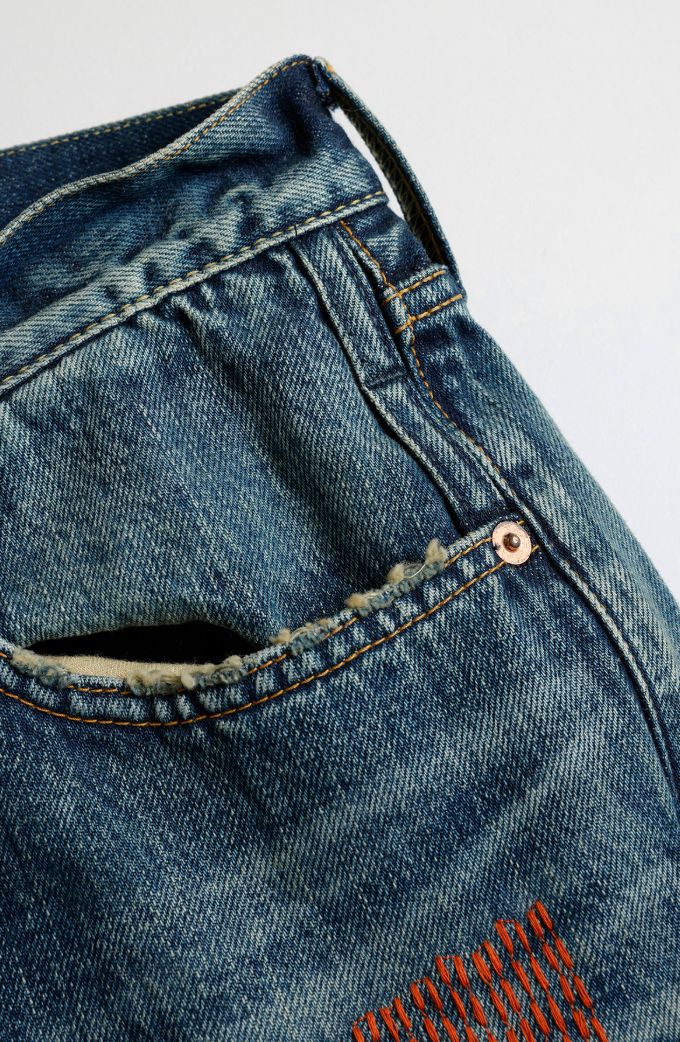 ファンダメンタル デニムパンツ SLIM FIT DENIM CS129 (FA25MT129)INDIGO