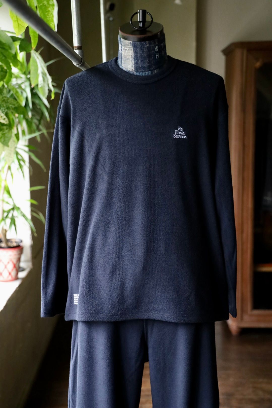 ReFresh!Service. “UTILITY PILE L/S SET-UP”(NAVY)☆9月27日(土)発売！