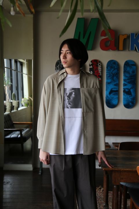 YOKE OVERSIZED BIG POCKET SHIRT(YK21SS0192SH) style.2021.2.27