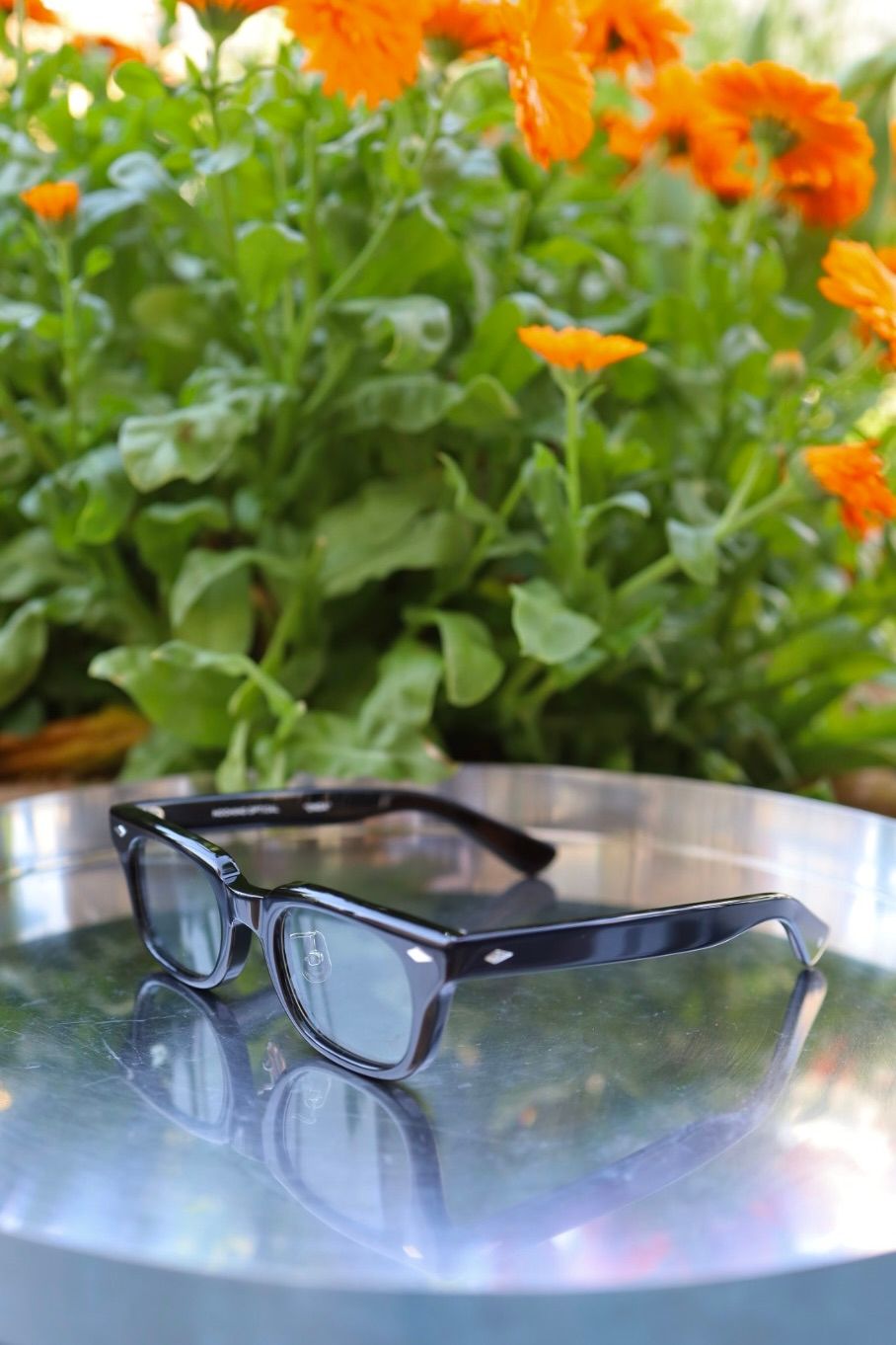ノチノオプティカル "ONDA " #1.GLOSS BLACK × CLEAR to GREY (調光モデル)