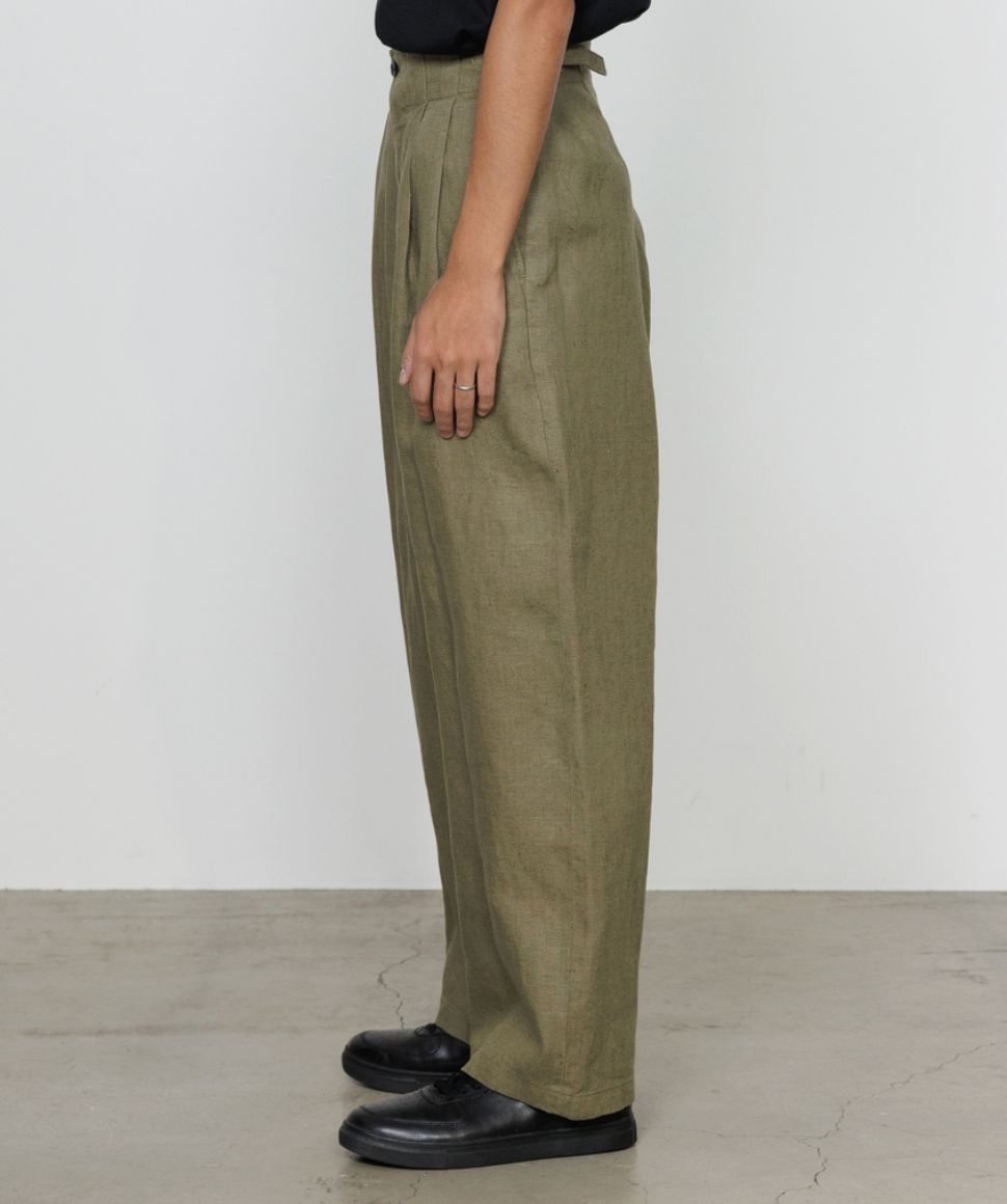 marka 26SS TWO TUCK MILITARY TROUSERS(M26A19PT02C)KHAKI BEIGE,☆新作発売！