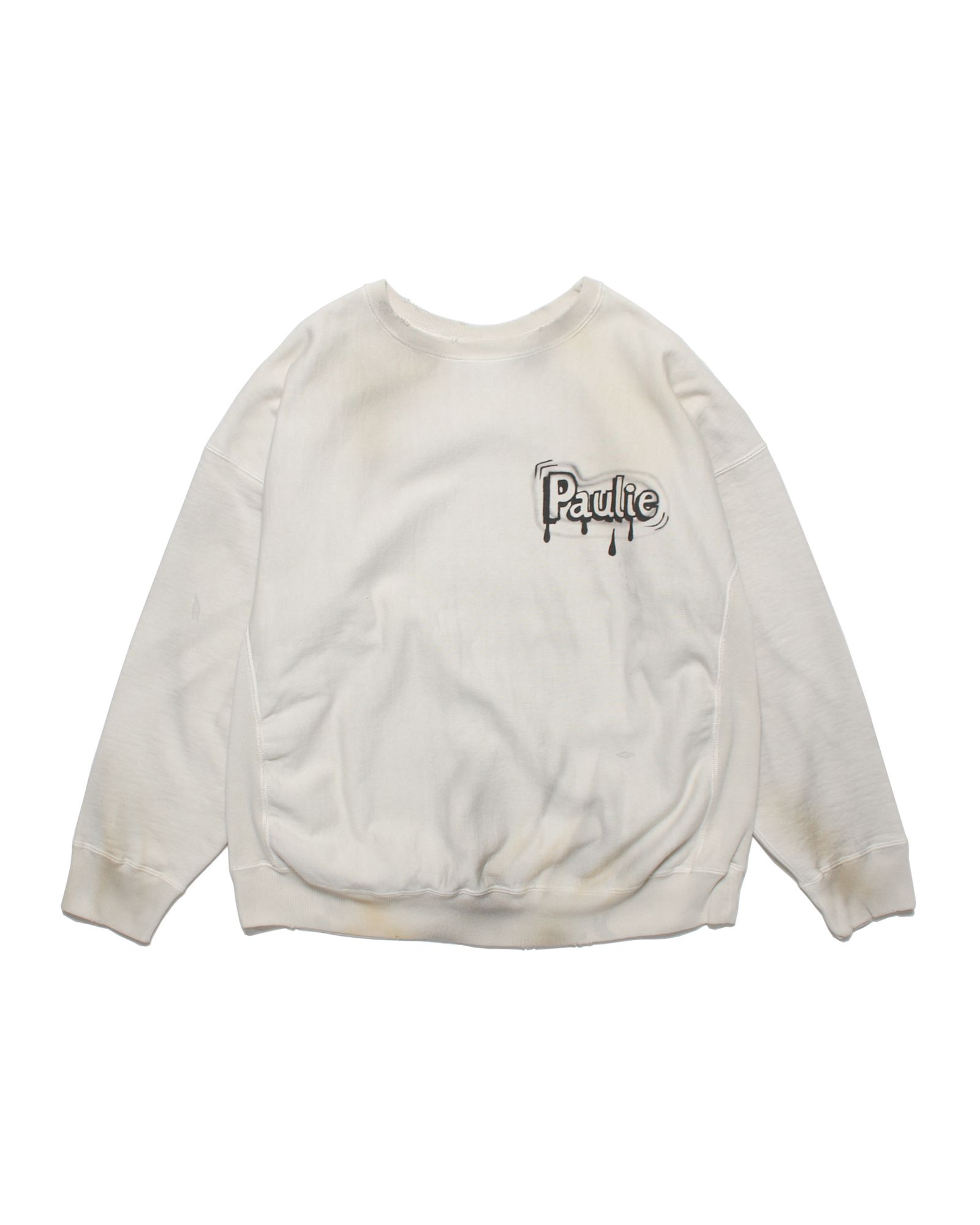 BOW WOW バウワウ SKETCH PAULIE SWEATSHIRTS(BW242-SPSS)WHITE A GING
