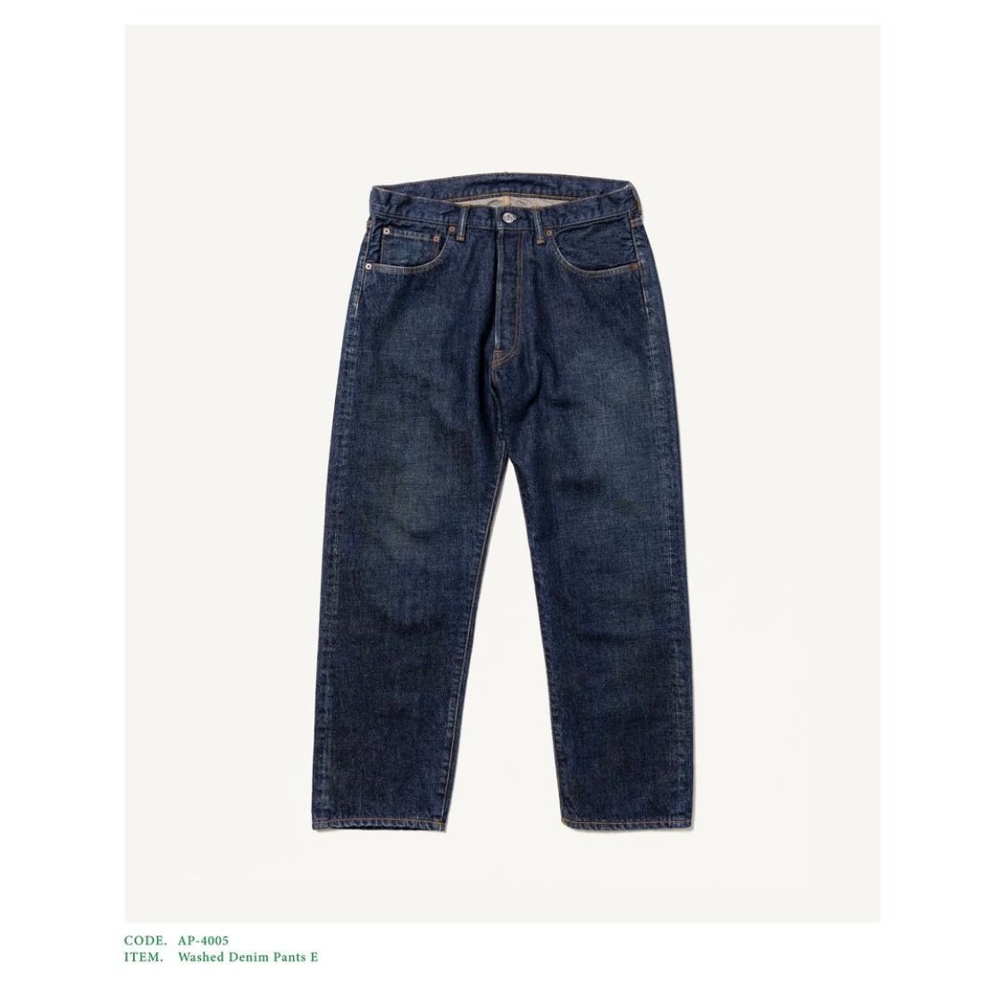 A.PRESSE - アプレッセ Washed Denim Pants E(AP-4005)INDIGO☆8月10日(土)発売！ | mark