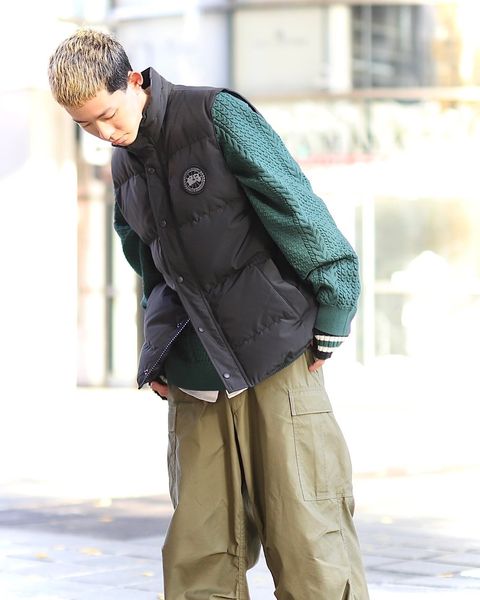 CANADA GOOSE カナダグース 新作GARSON VESTガーソンベストスタイル